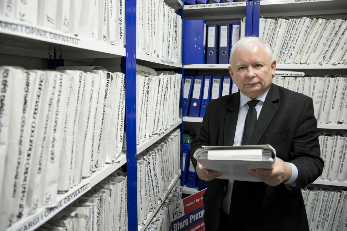 Stąd twardą ręką rządzi PiS Jarosław Kaczyński 