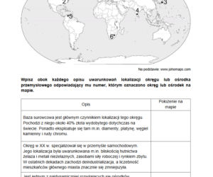 Matura geografia rozszerzona 2021 - arkusz CKE