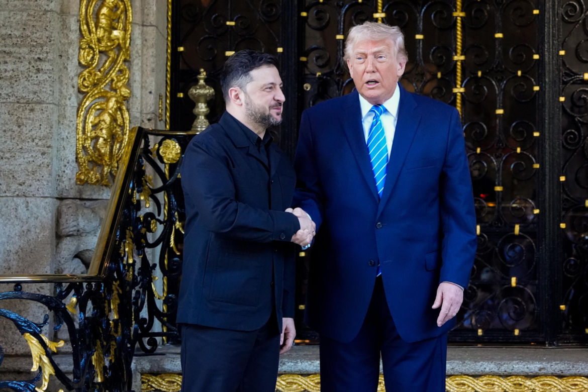 Wołodymyr Zełenski i Donald Trump