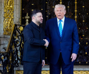 Wołodymyr Zełenski i Donald Trump