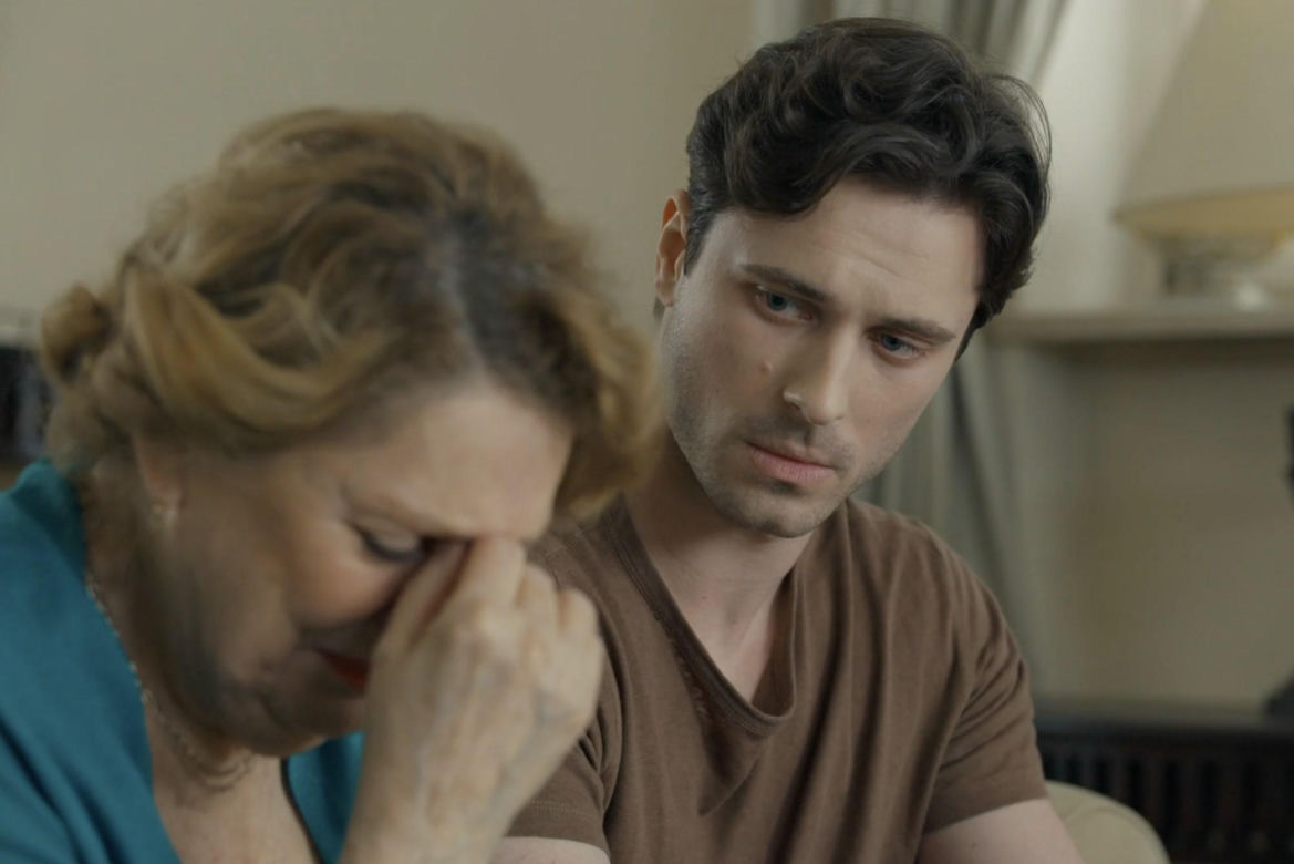 Barwy szczęścia odc. 3201. Józefina Rawiczowa (Elżbieta Jarosik), Cezary (Marcel Opaliński)
