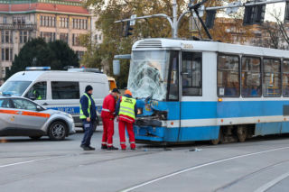Zderzenie tramwajów we Wrocławiu. Miasto stanęło w korkach!