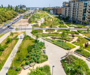 Park nad Południową Obwodnicą Warszawy w Warszawie