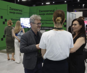 Hubert Biskupski na warszawskich Targach Obronnych w Expo XXI