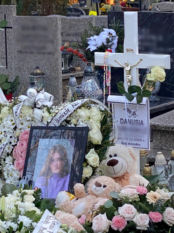 Grób zamordowanej Danusi