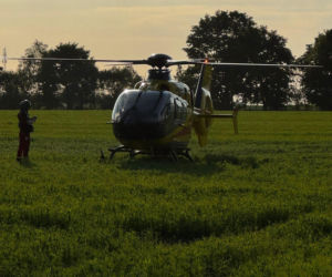 Płonąca ciężarówka i zmiażdżona osobówka. Straszny wypadek koło Świebodzina
