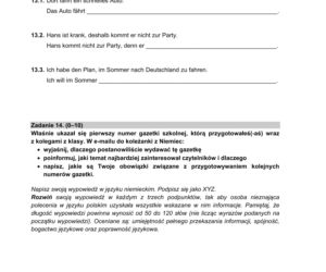 Próbny EGZAMIN ÓSMOKLASISTY 2021: Język niemiecki. Odpowiedzi i arkusze CKE - ZOBACZ