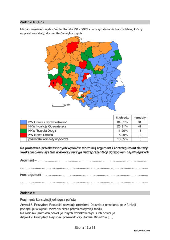 Matura 2025: WOS poziom rozszerzony 13.05.2025. ARKUSZE CKE [Formuła 2015]	