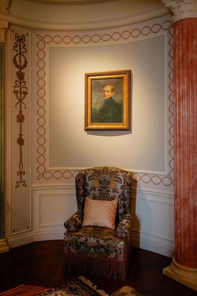 Portret młodego hrabiego Aleksandra von Hochberga w Zamku Książ