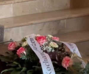 Pogrzeb Bożeny Dykiel przyciągnął tłumy. Pojawił się wieniec od Sławy Przybylskiej