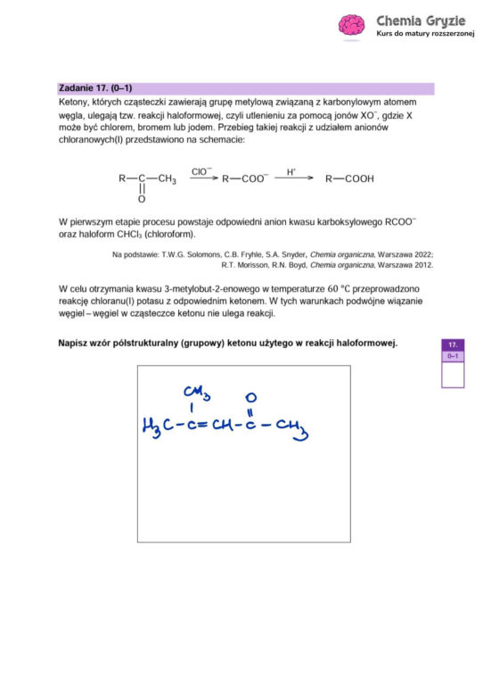 Matura 2026 chemia rozszerzona: WSZYSTKIE odpowiedzi do arkusza CKE 13.05.2026
