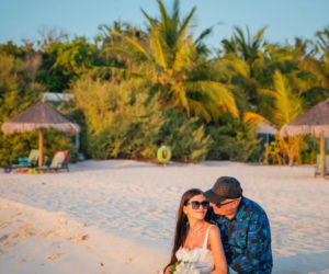 Karolina Skiba z mężem