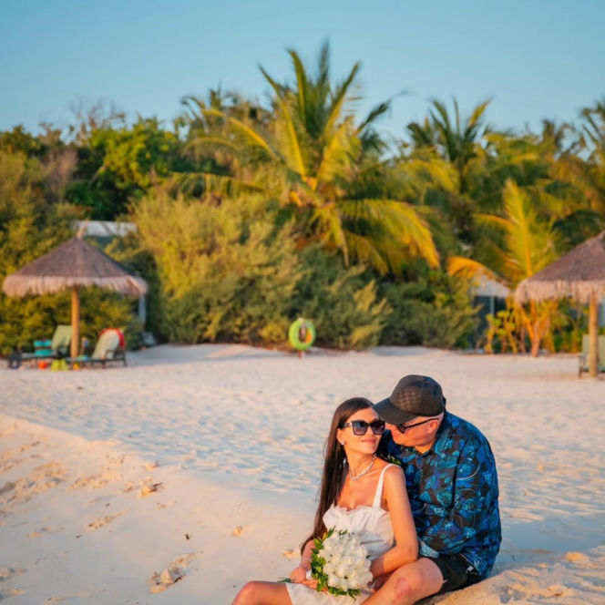 Karolina Skiba z mężem