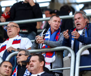 Zdjęcia kibiców i zawodników z derbów Górnego Śląska