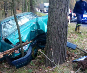 Wypadek na dk 74 pod Bełchatowem