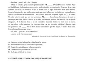 Matura 2020 ARKUSZ CKE: j. hiszpański - p. podstawowy