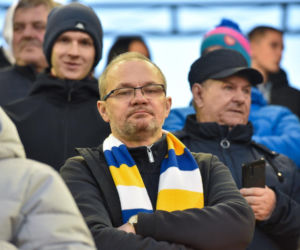 PRES Grupa Dewloperska Toruń - Abramczyk Polonia Bydgoszcz, zdjęcia kibiców i zawodników z pożegnania Adriana Miedzińskiego