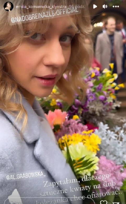 Na dobre i na złe na planie. Gloria (Aleksandra Grabowska)