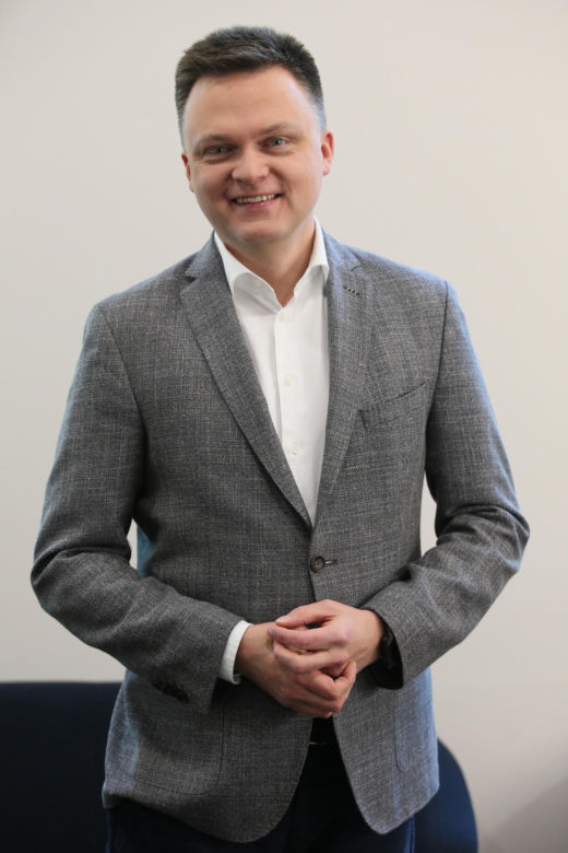 Tak się stroi Szymon Hołownia