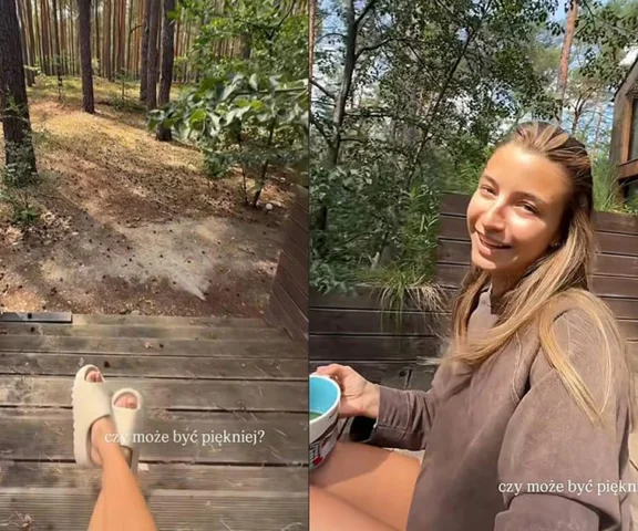 Julia Wieniawa wybrała las zamiast hiszpańskiej willi. Pokazała swój leśny dom