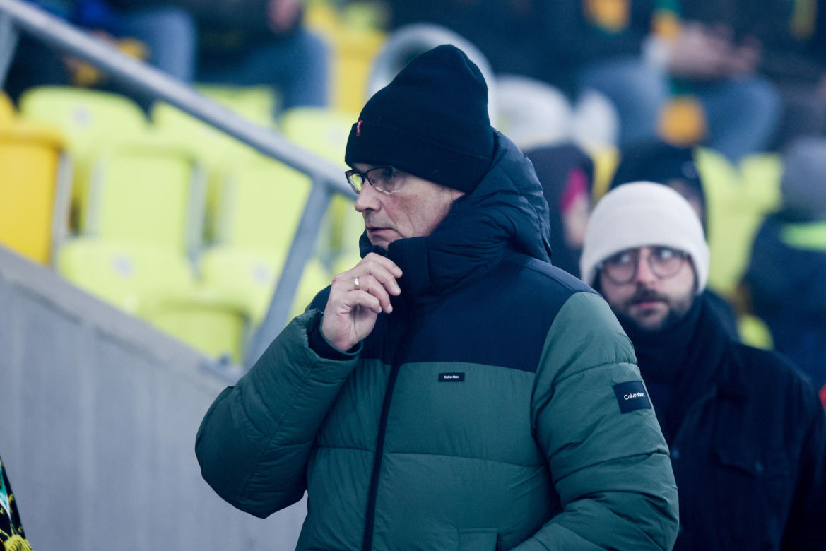 GKS Katowice - Pogoń Szczecin, zdjęcia kibiców i zawodników z meczu 17. kolejki PKO BP Ekstraklasy