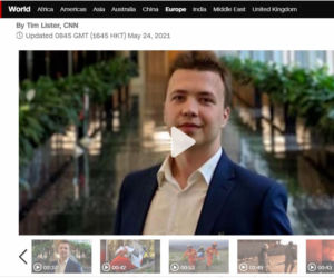 Media zagraniczne piszą o porwaniu samolotu przez Łukaszenkę 