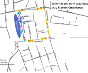 Tarnów. Zmiana organizacji ruchu we Wszystkich Świętych! Sprawdź, jak dojechać do cmentarzy