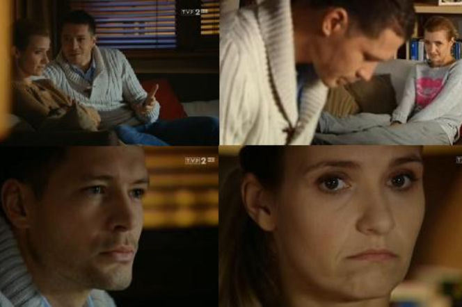 M jak MIŁOŚĆ odc. 982. Małgosia (Joanna Koroniewska), Tomek (Andrzej Młynarczyk)