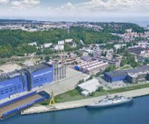 Palenie blach pod przyszłego ORP Huragan