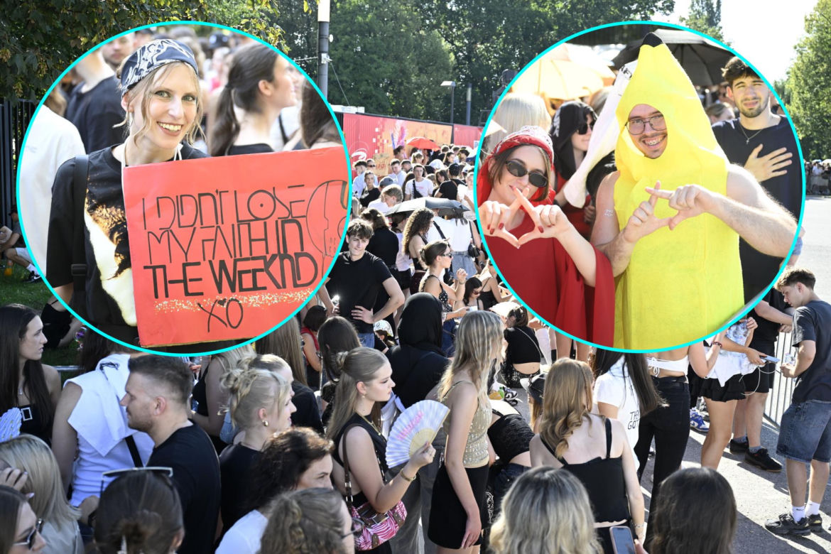 Fani w upale czekają na koncert The Weeknd. Tłumy w Warszawie