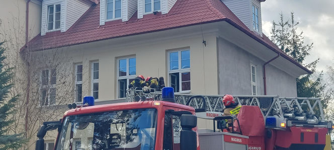 Próbna ewakuacja w zamojskim "rolniczaku"