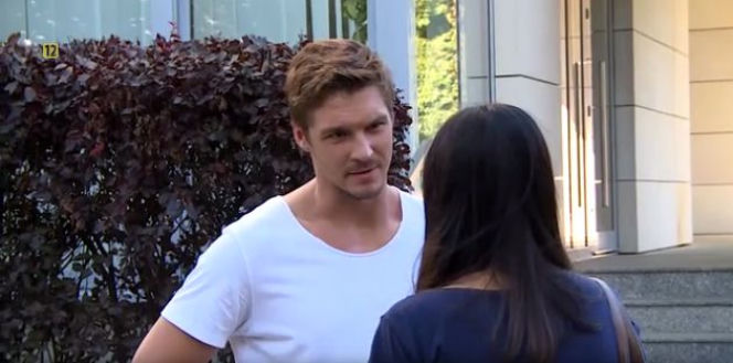 M jak miłość Iza (Adriana Kalska) Marcin (Mikołaj Roznerski)