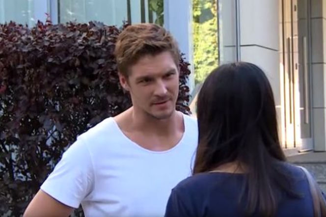 M jak miłość Iza (Adriana Kalska) Marcin (Mikołaj Roznerski)