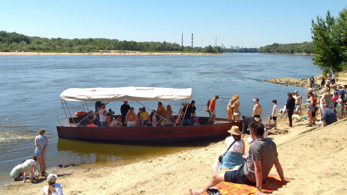 Niewiele osób wie o tej plaży nad Wisłą. Nazwa w pełni oddaje jej urok