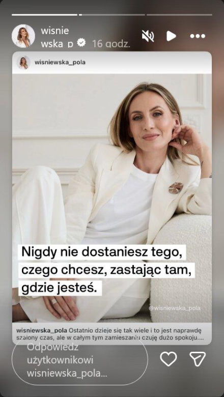 Rozpad małżeństwa Wiśniewskich! Pola przerwała milczenie w tajemniczym poście