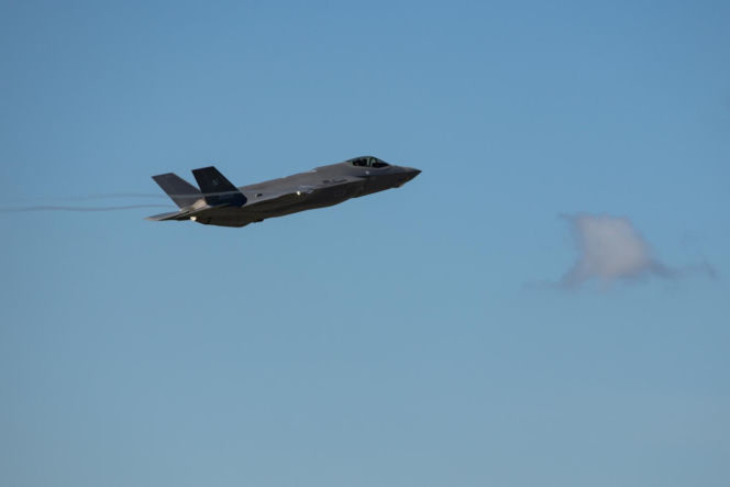 Nad Polską przeleciały ultranowoczesne myśliwce F-35!