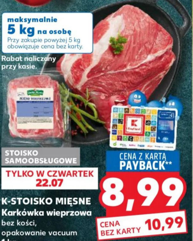 Karkówka za 8,99 zł