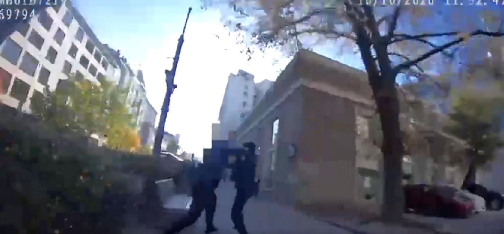 Policja pokazała nagranie z zatrzymania na Marszałkowskiej