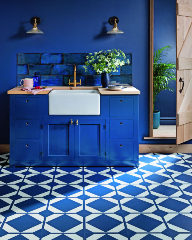 Płytki podłogowe LTV „Dovetail Oxford Blue”, Harvey Maria