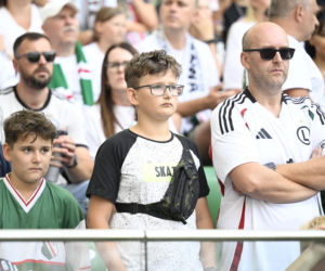 Legia Warszawa - Zagłębie Lubin: Zdjęcia kibiców