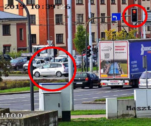 Przez Rondo Fordońskie na czerwonym! Wykroczenie kierowców w oku policyjnej kamery 