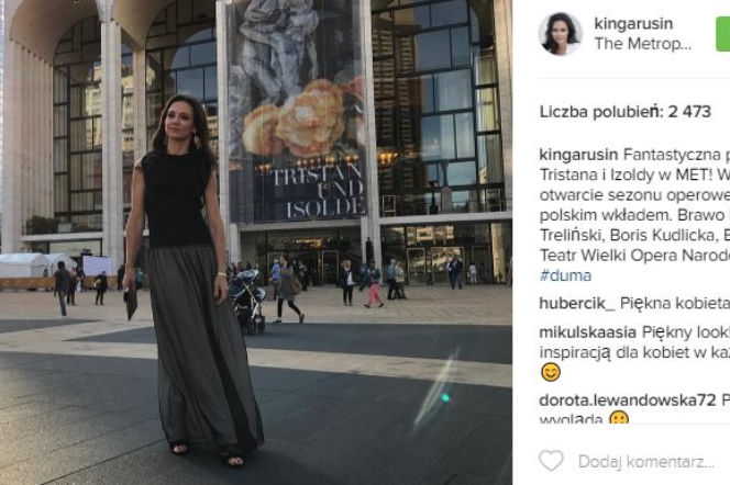 Kinga Rusin w Nowym Jorku