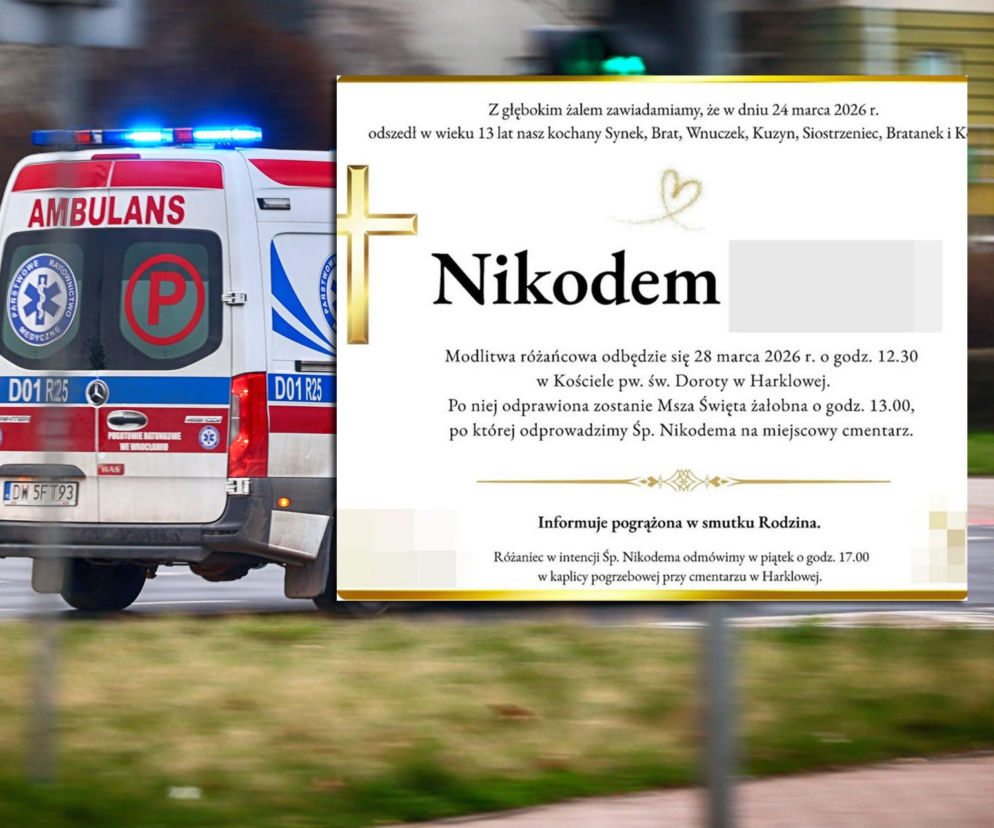 Nikodem nie obudził się do szkoły i nikt nie wie, na co zmarł. Przekazano szczegóły pożegnania 13-latka