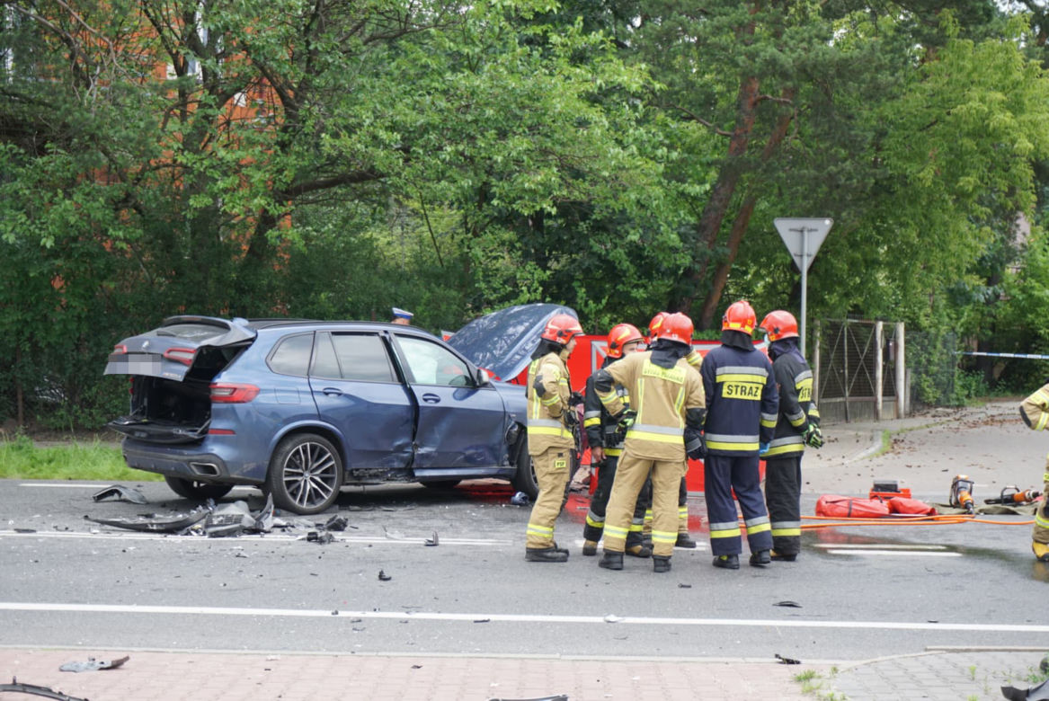 Śmiertelny wypadek z udziałem motocyklisty w Radości