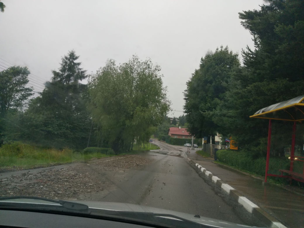 Poranek po powodzi w Rzeszowie