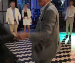 Zygmunt Chajzer na ślubie syna Filipa