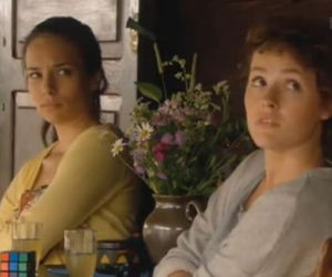 NAD ROZLEWISKIEM ostatni odcinek 13. Paula (Anna Czartoryska), Marysia (Olga Frycz)