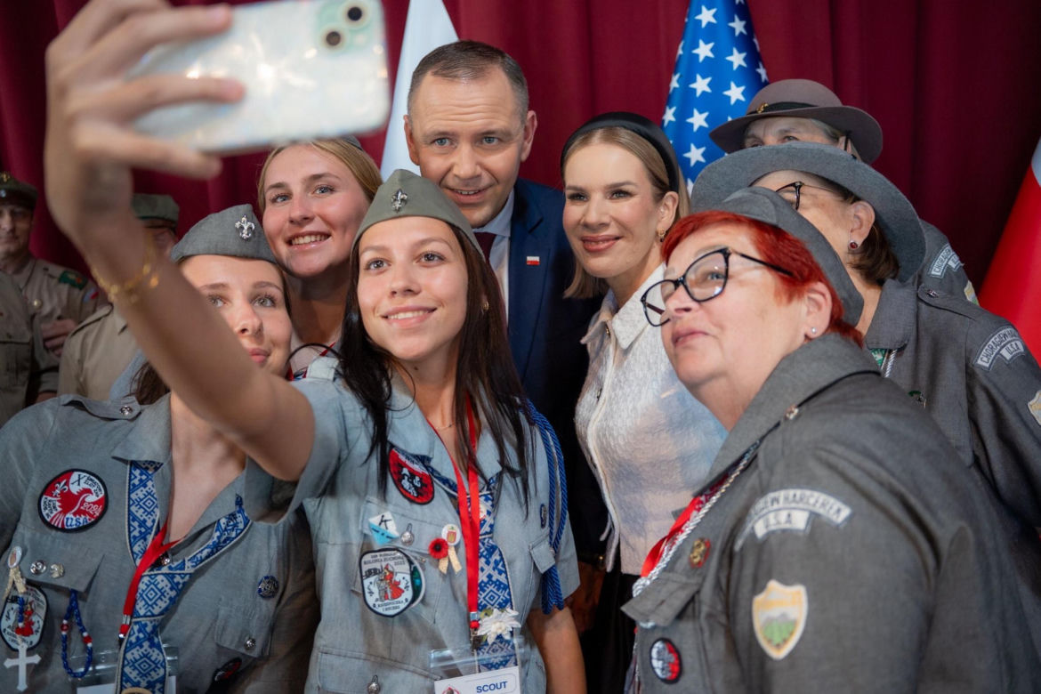 Prezydent Karol Nawrocki i pierwsza dama w Amerykańskiej Częstochowie