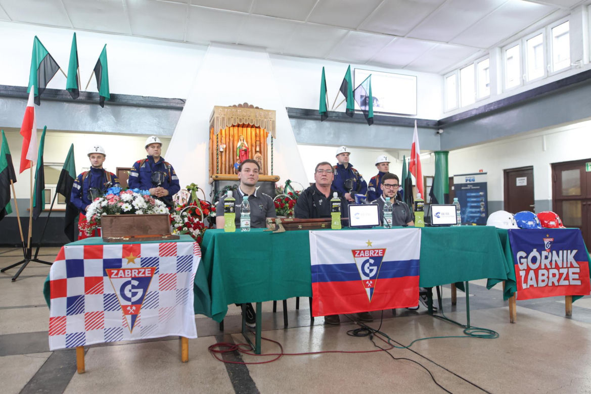Górnik zawsze blisko górników