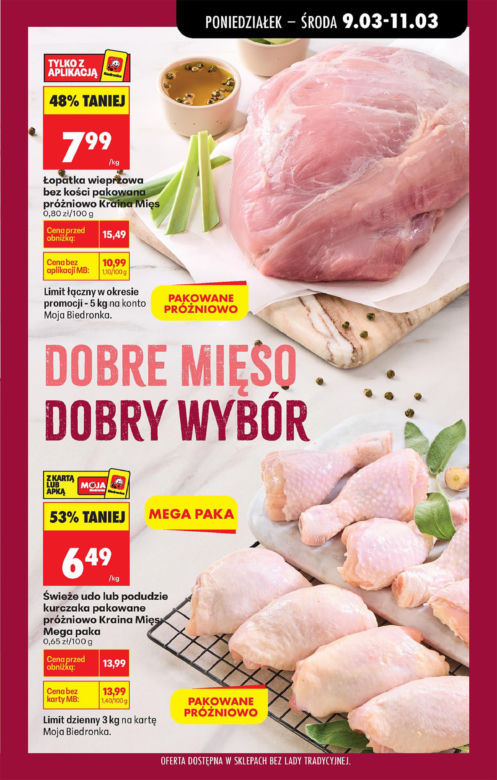 Biedronka - gazetka promocyjna 9.03.2026